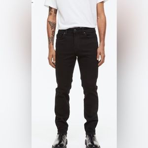 Black Standard Fit Denim